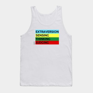 ESTJ - MBTI 16 personalities test Tank Top